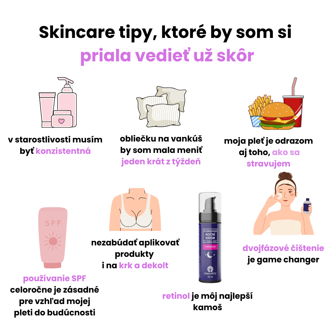 skincare tipy, které bych si přála vědět už dřív